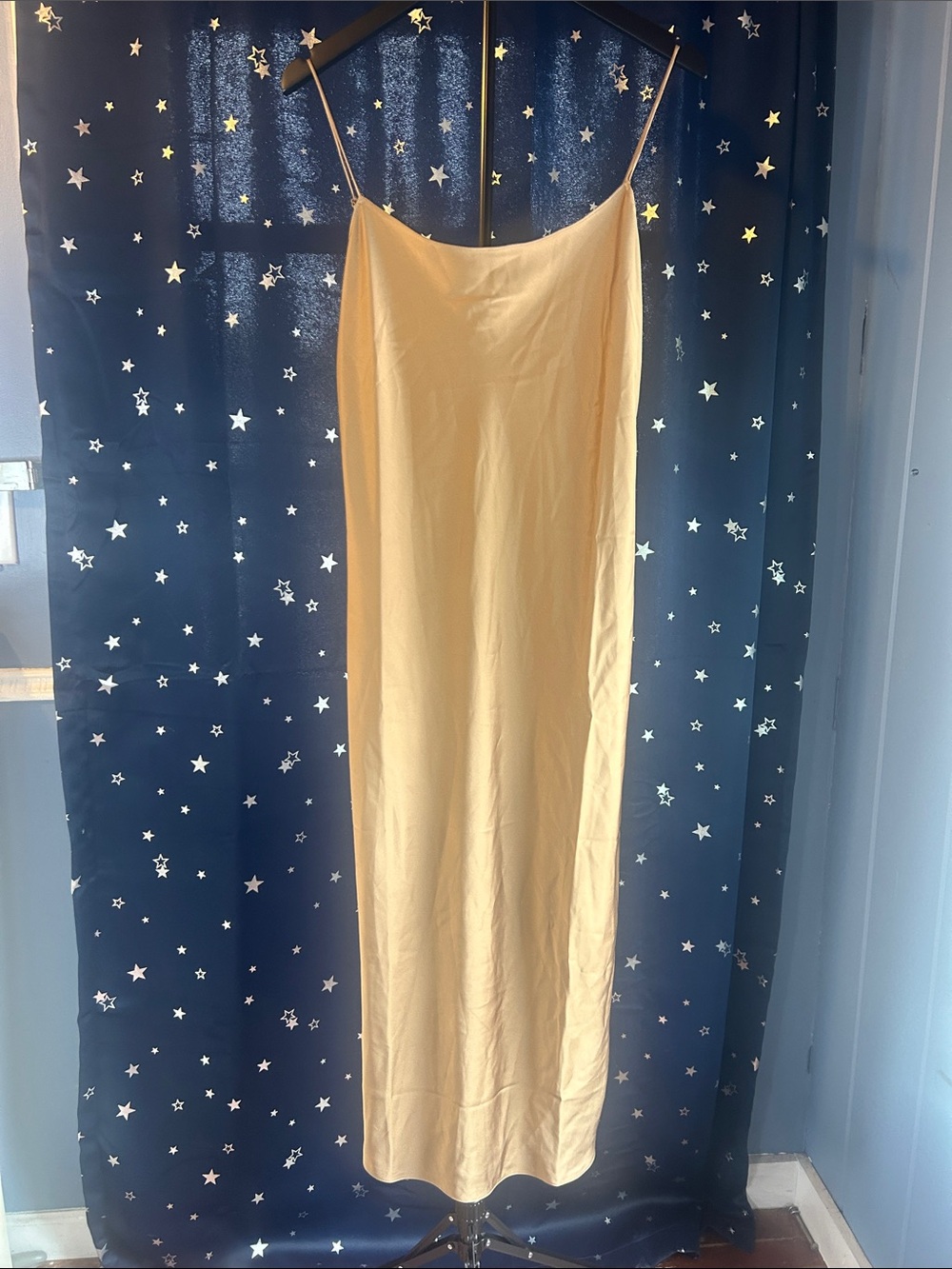 J. Crew Pale Yellow Slip Maxi Skirt